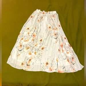 H&M Floral Maxi Skirt
